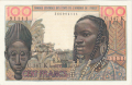 West African States 100 Francs, 20. 3.1961